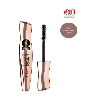 Deborah Milano 24 Ore Instant Maxi Volume Extra Volume Extra Black Mascara (CERAMIDE)