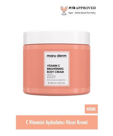 Maru.Derm Body Cream | Maruderm Vitamin C Brightening Body Cream 400 ml - Buy Online on GoSupps.com