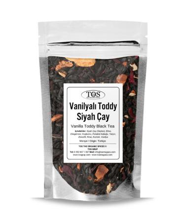 TOS The Organic Spices Vanilla Toddy Black Tea 100 gr (1st Quality) Vanilla Toddy Black Tea