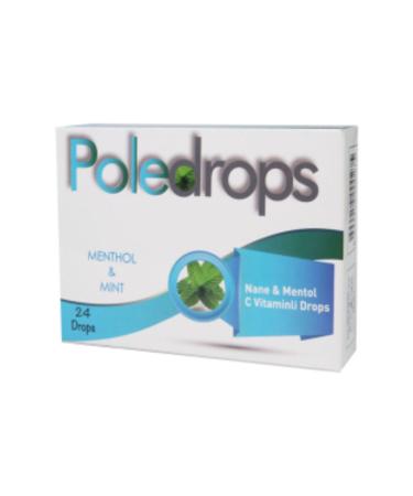 NOVAFACE STD Poledrops Mint Menthol Lozenge 24 Lozenges (SINGLE)