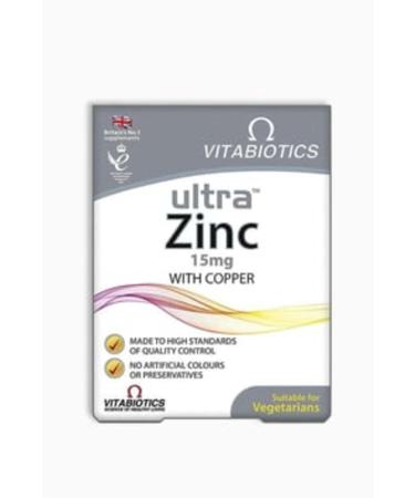Vitabiotics Ultra Zinc 15 Mg 60 Tablets