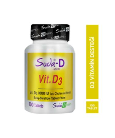 NOVAFACE STD Vitamin D3 1000 IU 100 Tablets in Water (SINGLE)
