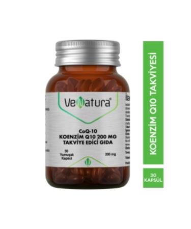 NOVAFACE STD Venatura CoQ 10 Coenzyme Q10 200 mg Food Supplement 30 Capsules (SINGLE)