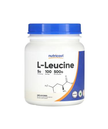Nutricost L-Leucine Unflavored 17.6 Oz (500 G) usa vers34