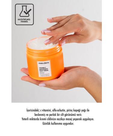 Maru.Derm Body Cream | Maruderm Vitamin C Brightening Body Cream 400 ml - Buy Online on GoSupps.com