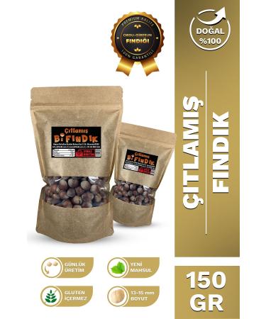 Bi Hazelnut ROASTED COARSE GRAINED SALTED HAZELNUT ROASTED IN SHELL LARGE SIZE SALTED ROASTED HAZELNUT 150G 3
