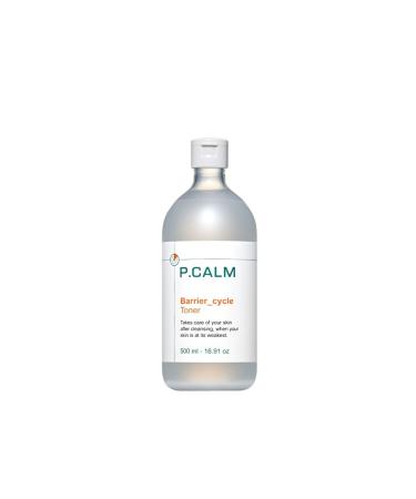P Calm P.Calm Barrier Cycle Toner - Sebum Balancer Anti-Blackhead and Anti-Acne Vegan Tonic (500ML)