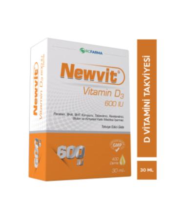 NOVAFACE STD Newvit Vitamin D3 600 IU Drop 30 ML (SINGLE)