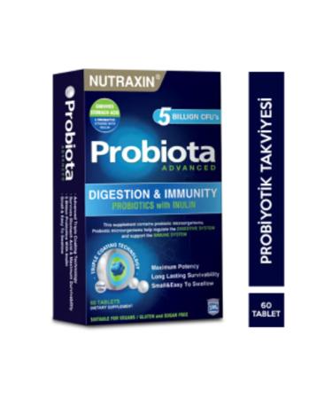 Nutraxin STD Nutraxin Probiota Advanced 60 Tablets Probiotic Supplement (SINGLE)