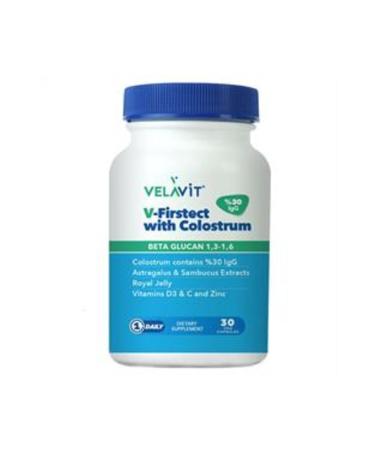 NOVAFACE STD Velavit V-Firstect with Colostrum Supplementary Food 30 Capsules (SINGLE)