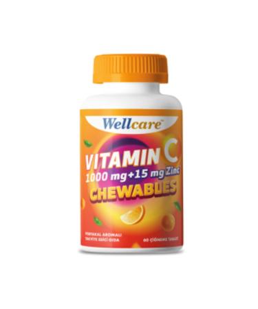 Wellcare STD Wellcare Vitamin C and Zinc 60 Chewable Tablets (SINGLE)