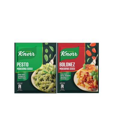 Knorr Pesto Pasta Sauce 50g x3 + Bolognese Pasta Sauce 45g x3 - Buy Online on GoSupps.com