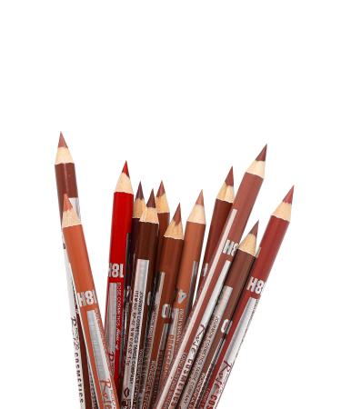 Roesia Rose Cosmetics Rose 12-Piece Matte Lip Pencil Set - Buy Online on GoSupps.com