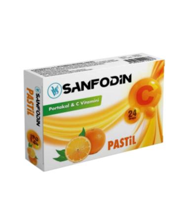 NOVAFACE STD Sanfodin Orange C Vitamin Pastil 24 pcs (SINGLE)