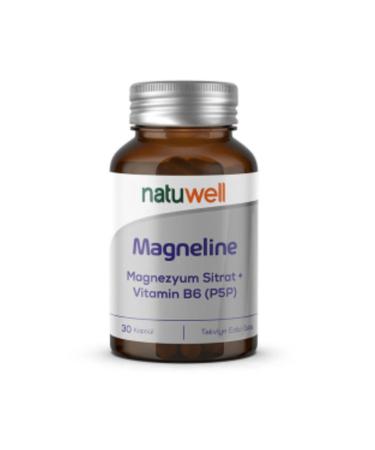 NOVAFACE STD Natuwell Magneline Magnesium Citrate P5P Vitamin B6 30 Capsules (SINGLE)