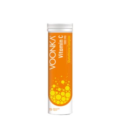 NOVAFACE STD Voonka Vitamin C 1000 mg Glutathione Complex 15 Effervescent (SINGLE)