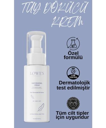 Cosmetics LOWE'S Laser Effective Hair Removal Cream - Hair Root Weakening and Epilation Effective Solution - Buy Online on GoSupps.com