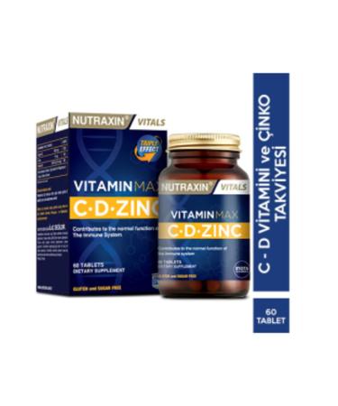 Nutraxin STD Nutraxin Vitamin Max CD Zinc 60 Tablet (SINGLE)