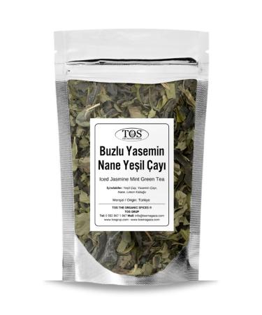TOS The Organic Spices Iced Jasmine Mint Green Tea 250 gr (1st Quality)