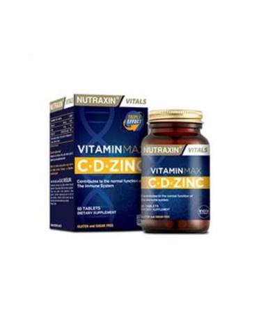 Nutraxin STD Nutraxin Vitamin Max CD Zinc 60 Tablets (SINGLE)