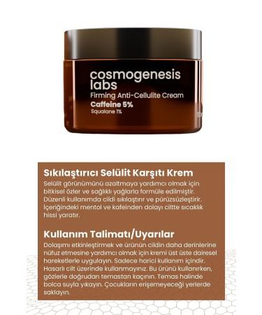 Cosmogenesis Labs Firming Anti-Cellulite Body Cream 300ml Vegan Anti-Stretch Regional Burning Shaper - Buy Online on GoSupps.com