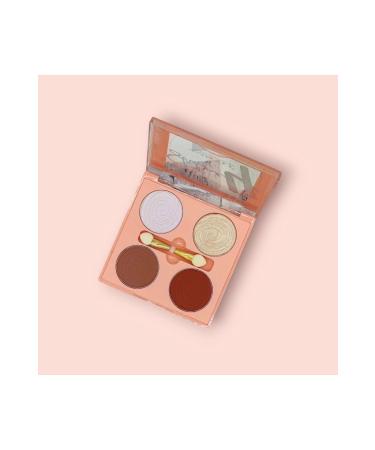 BEAUTY MODEL MST COSMETICS 4-PACK PROFESSIONAL LIGHTENING & BLUSH PALLET
