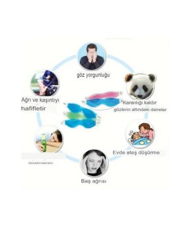 malimoon Gel Ice Eye Mask Under Eye Bags Anti-Puffiness Sleeping Band Cold Compress Mask Mixed Color - Buy Online on GoSupps.com