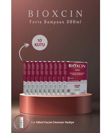 Bioxcin Forte Shampoo All Hair Types 300ML 10 Pieces + Gel Gift Set