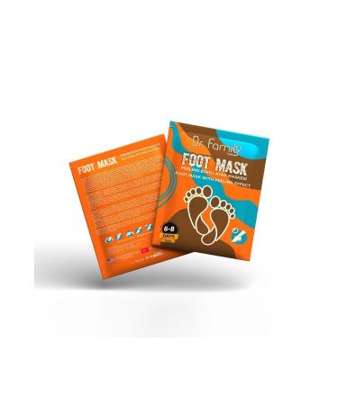 Dr Family 3 Pieces Peeling Effective Dead Skin and Crack Peeling Foot Mask - Buy Online on GoSupps.com