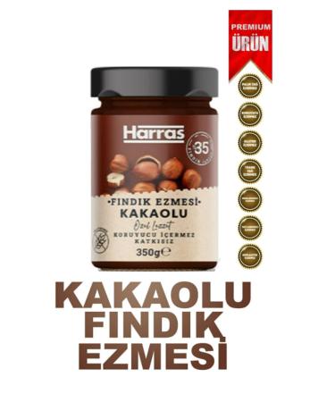 Harras Cocoa Hazelnut Paste 350 gr (GLUTEN-FREE)