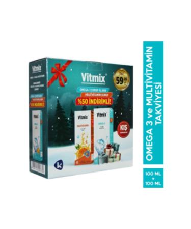 Vitmix STD Vitmix Omega 3 Syrup 100 ML and Multivitamin Syrup 100 ML (SINGLE)