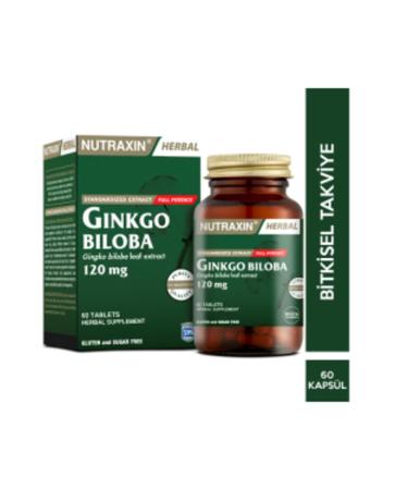 Nutraxin STD Nutraxin Ginkgo Biloba 120 Mg 60 Tablets (SINGLE)