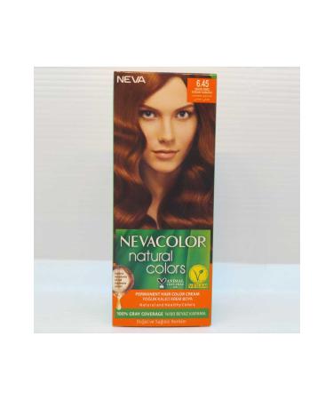 Nevacolor Premium (Neva color) Hair Dye Set 6.45 Onion Peel Permanent Cream Hair Dye