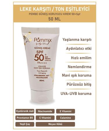 PAMMIX Anti-Spot and Tone Equalizing Pink Sunscreen Cream - Buy Online on GoSupps.com
