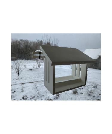 opencart Byr3D Window Mounted Bird Feeder Gray 6468758