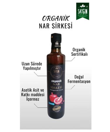 Sayg n ORGANIC POMEGRANATE VINEGAR 500 ML.