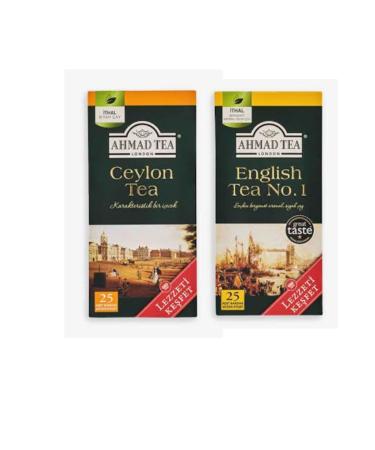 Ahmad Tea Gourmet Set Tea Bag Ceylon (25 pieces) English No1 (25 pieces) - Buy Online on GoSupps.com