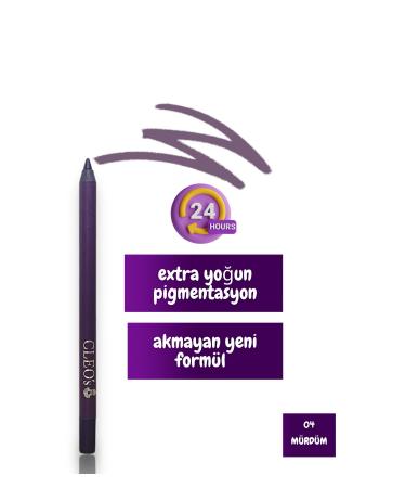 Cleo Permanent Eyeliner -Plum-/1.8g - Buy Online on GoSupps.com
