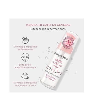 Dermacol Satin Make-up Base - Satin Make-up Base Smooth Primer Matte Covers Cracks and Lines 30ml - Buy Online on GoSupps.com