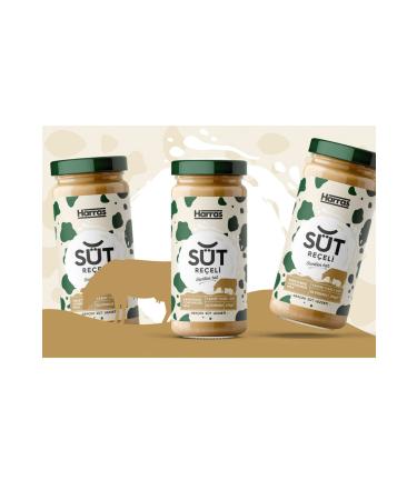 Harras Milk Jam Gluten Free Semi-Fat 3 x 270 gr