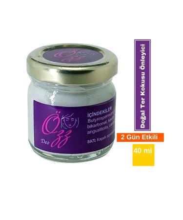 Ozz Natural Deodorant Natural Sweat Odor Prevention Underarm Deodorant Cream Deodorant Sweat Odor Prevention