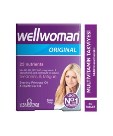 Vitabiotics STD Vitabiotics Wellwoman 60 Tablets Food Supplement (SINGLE)