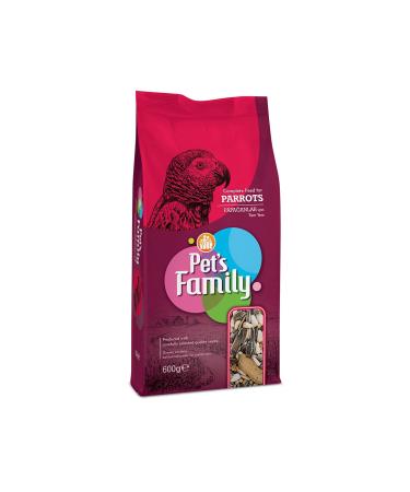 Pets Family PARROT FOOD 600G X 2 PCS 451121