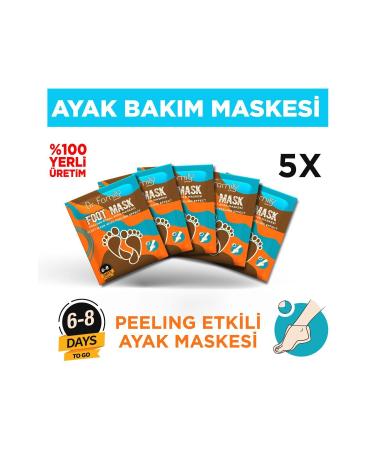 Dr Family 5 Pieces Peeling Effective Dead Skin and Crack Peeling Foot Mask - Buy Online on GoSupps.com