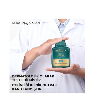 Bioxcin Keratin & Argan Shampoo 300ml 5 PCS + 1 Gel Gift SET - Buy Online on GoSupps.com