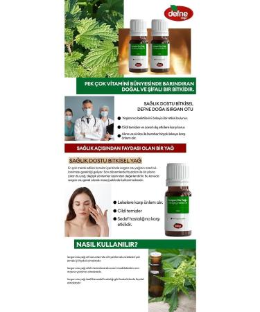 Defne Nature Nettle Oil 20 ml - Buy Online on GoSupps.com