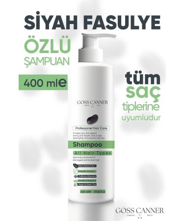 Goss Canner Black Bean Shampoo with 10 Active Ingredients for Hair Falling and Slow Growing - Buy Online on GoSupps.com