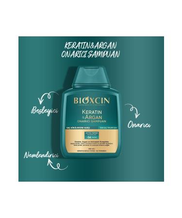 Bioxcin Keratin & Argan Shampoo 300ml 5 PCS + 1 Hair Conditioner 150ml + 1 Gel Gift SET - Buy Online on GoSupps.com