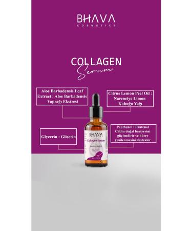 bhava cosmetics Collagen Serum for Bright and Strong Skin - Buy Online on GoSupps.com