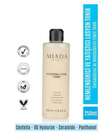 Miada Beauty Hydrating Lotion Toner - Moisturizing and Soothing Lotion Toner 250 ml